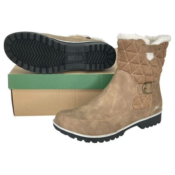 JBU by Jambu Glasgow Taupe Water-Resistant Womens Ankle Boots Size 8.5M - Picture 12 of 13